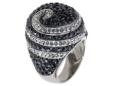 Кольцо, серебро 925, кристалл Сваровски 018 02 21-04063 2009 г инфо 5788w.